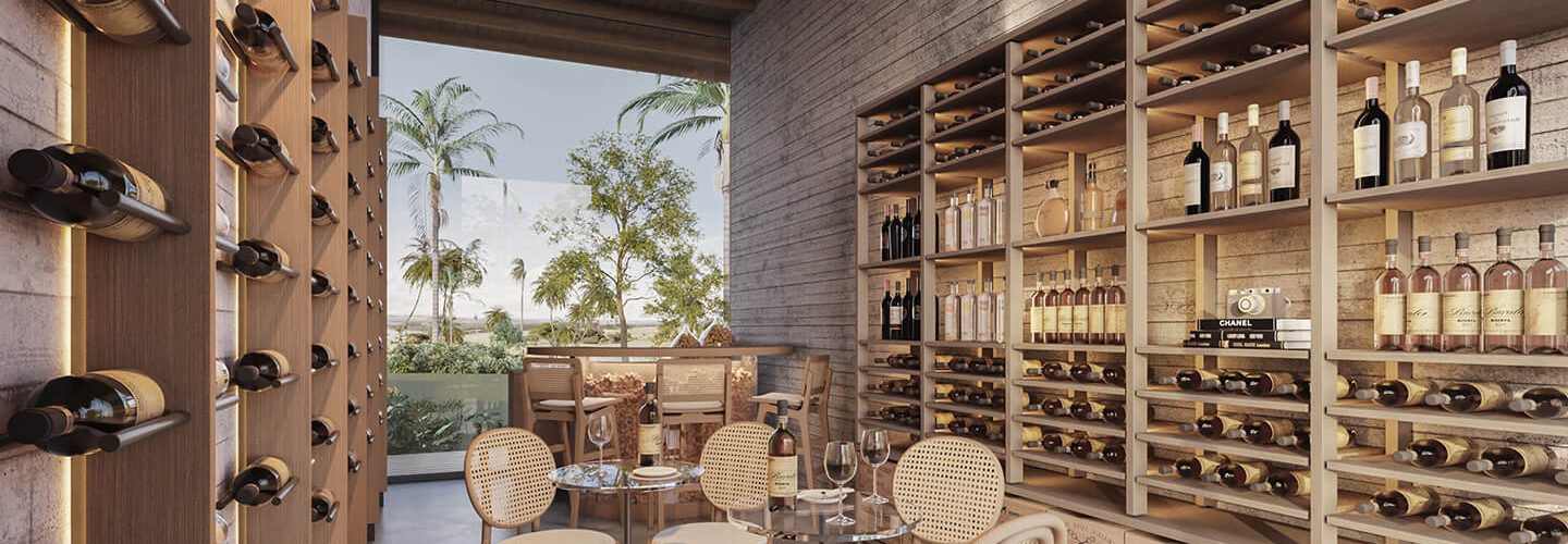 Perspectiva artística da adega