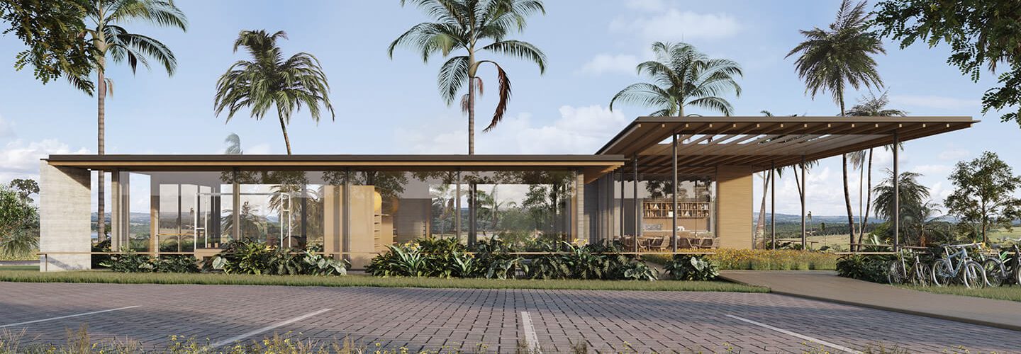 Perspectiva artística das áreas comuns