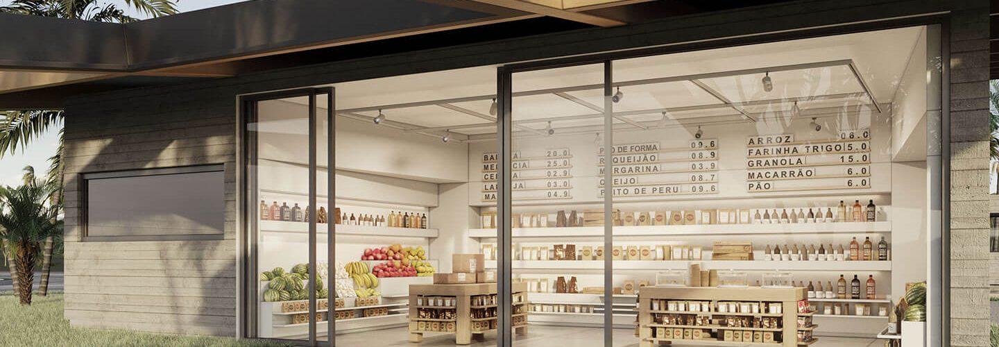 Perspectiva artística do empório